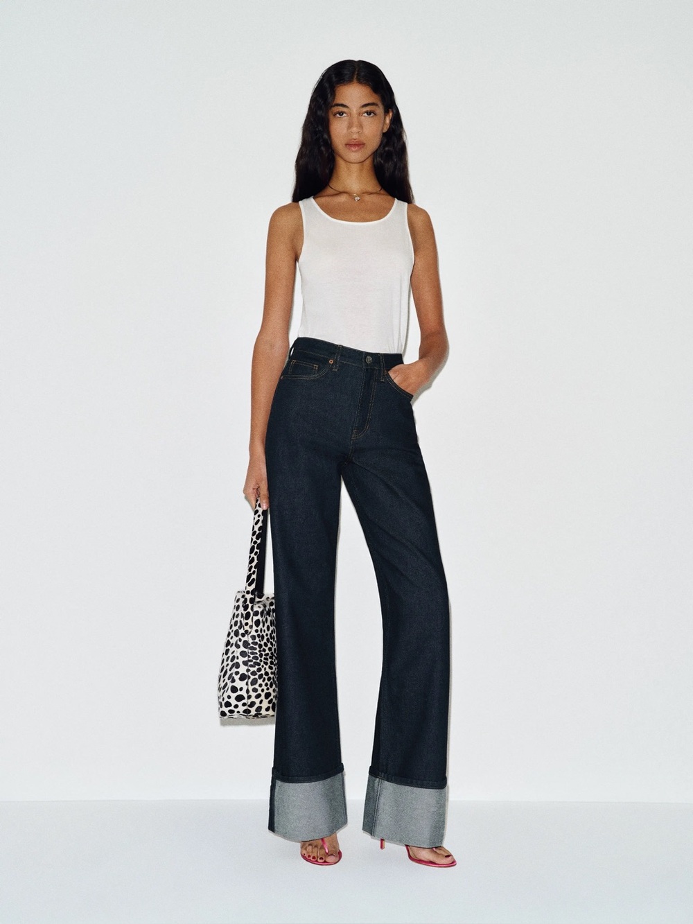 Reformation Cary High Rise Slouchy Wide Leg Jeans Blue - Size 30